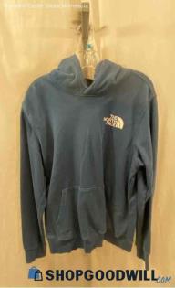 The North Face Men's Navy Logo Back Graphic Hoodie - Sz M