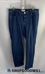 Lane Bryant Women's Blue Skinny Jeans - Sz 16