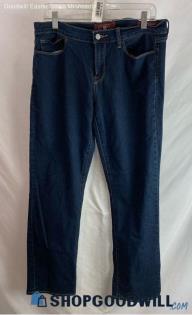 Lucky Brand Women's Dark Blue Sofia Straight Leg Jeans - Sz 14