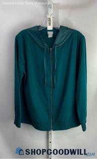 Chico's Women's Green Full Zip Sweater - Sz M