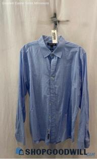 Michael Kors Men's Powder Blue Long Sleeve Button Up - Sz L