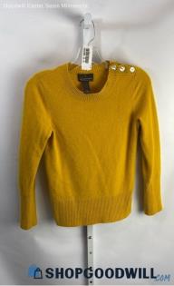 FENN WRIGHT MANSON Women's Yellow Pullover Sweater - Sz M