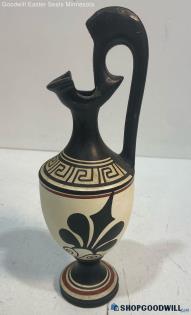 Made in Greece Pottery Vase Bud Vase Solider Unique Design