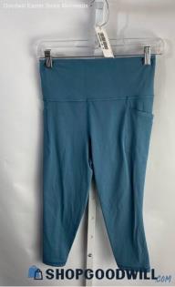 Athleta Women's Blue Cropped Leggings - Sz S