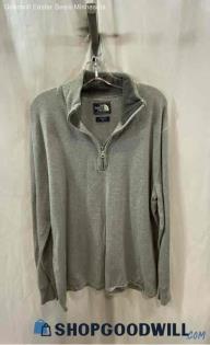 The North Face Men's Heather Gray Henley Sweater - Sz XL