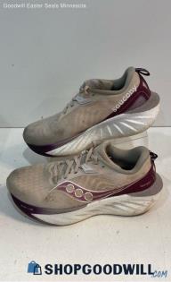 Saucony Womens Triumph 22 Pink & Purple Synthetic Sneaker Athletic Shoe 8.5