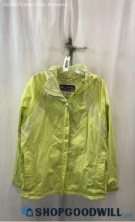 Columbia Women's Yellow Highlighter Windbreaker Jacket - Sz 1X