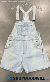 Levi's Light Blue Bib Overall shorts