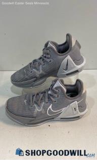 Nike Mens LeBron Witness 6 TB Wolf Grey Synthetic Sneaker Athletic Shoe 6