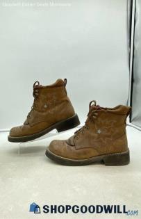 Ariat Women's Probaby Lacer Brown Leather Ankle Booties Sz 7.5