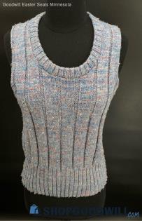 Forum Sportswear women's Blue Poly/wool sweater vest - Sz M