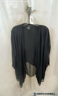 Lane Bryant Women's Black Open Cardigan - Sz 22/24