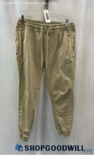 Zara Men's Khaki Jogger Pant - Sz M