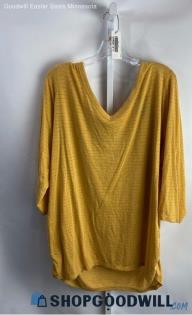 Lane Bryant Women's Yellow T-Shirt - Sz 26