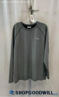 Columbia Men's Black/White Sweatshirt - Sz L