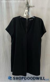 Zara Women's Black T-Shirt Dress - Sz L