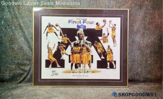 "The Golden Season" Karl Jaegar Signed 340/400 Basketball Remarque Sports Print