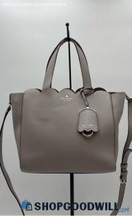 Kate Spade Magnolia Street Micro Mina Taupe Leather Satchel Handbag/Purse