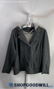 Torrid Women's Gray Full Zip Sweater - Sz 2