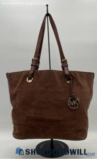 Michael Kors Brown Suede Tote/Shoulder Bag Handbag/Purse