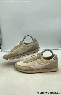 Nike Women's Daybreak White/Ivory Suede/Nylon Sneakers Sz 7.5