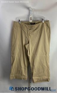 Lane Bryant Women's Khaki Crop Pant - Sz 16