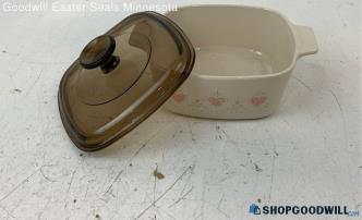 Corning Ware 1.5 Liter Forever Yours Lidded Casserole Dish Pan Vintage Cookware