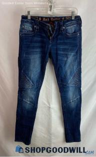 Rock Revival Women's Dark Blue Wash Skinny Jean - Sz 29