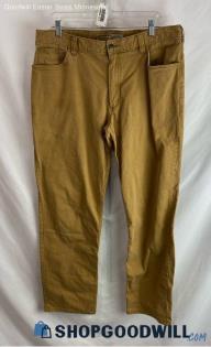 Carhartt Men's Camel Brown Relaxed Straight Khakis - Sz 38x34