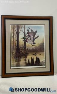 Ralph J. McDonald Signed Matted & Framed Mallard Duck Artist Proof 6/50