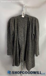 Eileen Fisher Women's Charcoal Knit Cardigan - Sz M