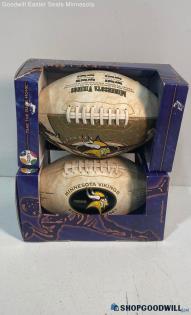 2pc Minnesota Vikings Football NFC NFL Championship Decor IOB Fotoball Sports