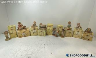 Memories Of Yesterday 10pc Figurine Set Boy & Girl On Bench Still Going Strong