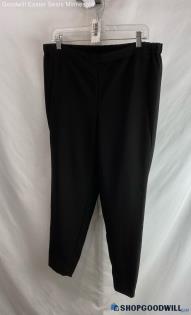 Chico's Women's Black Pull on Tapered Dress Pant - Sz 12