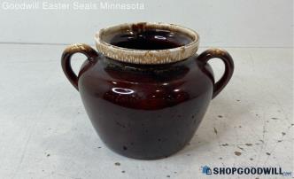 McCoy Brown Glaze Ovenproof Bean Pot 342