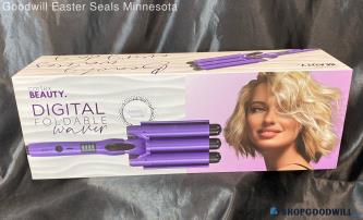 Cortex Beauty Digital Foldable Waver CB-3WVE-FB-PURPUR