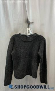 Columbia Women's Gray Textured Knit Slim Fit Sweater - Sz S