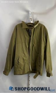 London Fog Men's VTG Beige Wool Removable Liner Softshell Jacket - Sz L