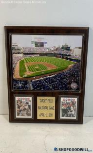 MN Twins Target Field Wall Plaque 15" X 12"