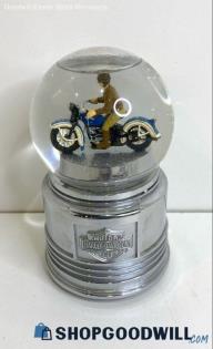 Harley Davidson Motorcycles 1936 "Knucklehead" Battery Operated Music Snow Globe