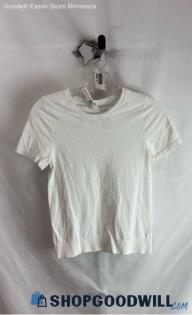 Athleta Women's White Vented Slim Active T-Shirt - Sz XXS