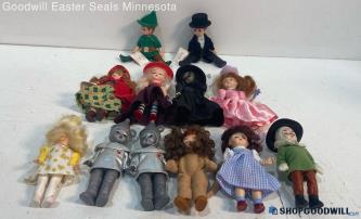 12pc Madam Alexander Dolls Wizard Of Oz, Peter Pan Fairy Tale Nursery Rhymes