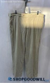 Tommy Bahama Men's Ivory Twill Straight Ankle Pants - Sz 38x32