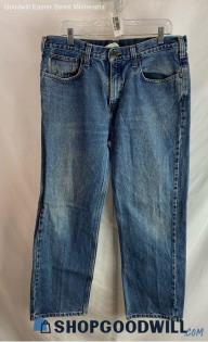 Carhartt Men's Blue Straight Jean - Sz 36