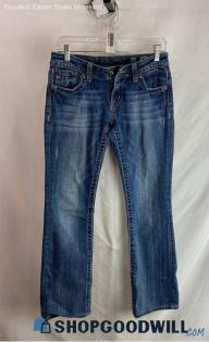 Miss Me Women's Blue Wash Bootcut Jean - Sz 27