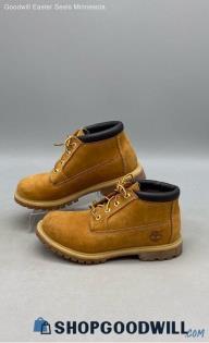 Timberland Women's Nellie Double Tan Suede Work Boots Sz 8