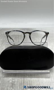 Ray Ban Prescription Gray/Blue Pattern Plastic Eyeglasses