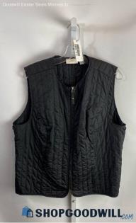 NWT Chico's Women's Black Lightweight Zip Up Vest - Sz XL