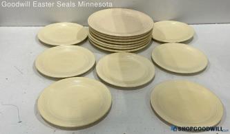 Fiesta Ware Pale Yellow Plates