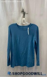 NWT Chico's Women's Powder Blue Lightweight Long Sleeve Shirt - Sz M